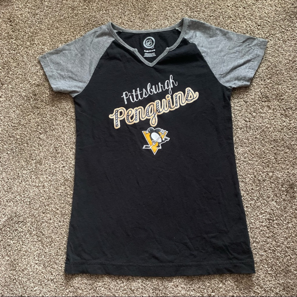 Girl’s Pittsburgh Penguins NHL Shirt XL 14/16